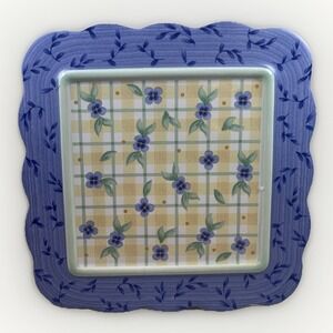 Pfaltzgraff Summer Breeze Cheese Tray Ceramic Vintage Dish
